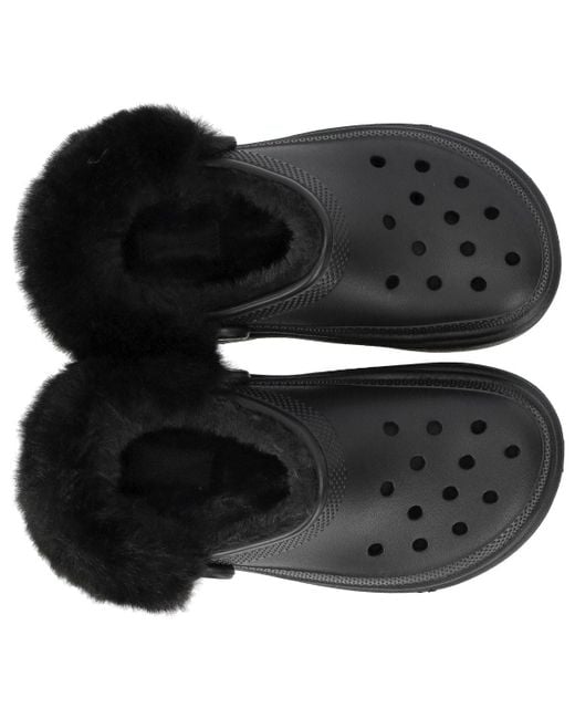CROCSTM Stomp Lined E Clog in het Black