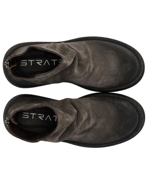 Bottine Sandy Grise Strategia en coloris Black