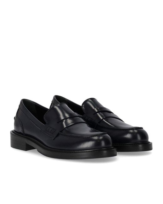 Guglielmo Rotta Black Page Blauer Loafer