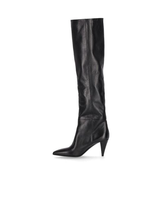 Strategia Black Scout Heeled High Boot