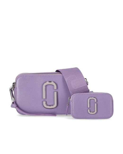 Marc Jacobs Purple The Utility Snapshot Lavender Crossbody Bag