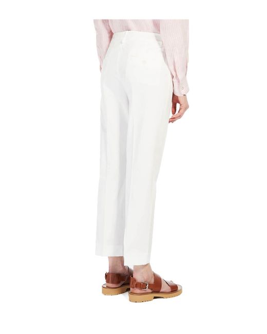 Weekend by Maxmara White Cecco Trousers
