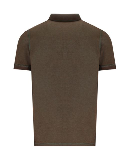 Camiseta polo reverisble double marrón azul claro Bob de hombre de color Brown