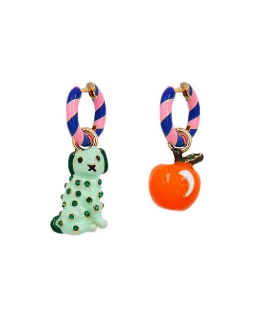 Essentiel Antwerp White Juppy Multicolored Earrings