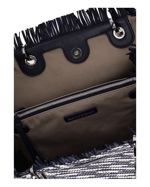 Emporio Armani Metallic Myea And Medium Shopping Bag