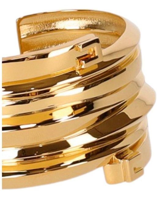 Elisabetta Franchi Metallic Cuff Bracelet