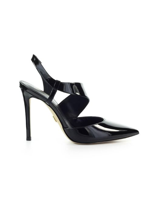 Michael Kors Leer Juliet Zwarte Slingback Pump in het Zwart - Bespaar 20% -  Lyst