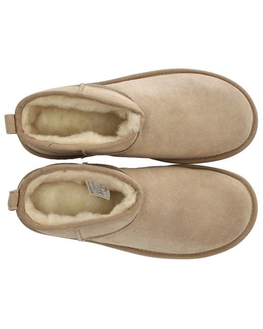 Ugg Brown Classic ultra mini platform sand stiefel