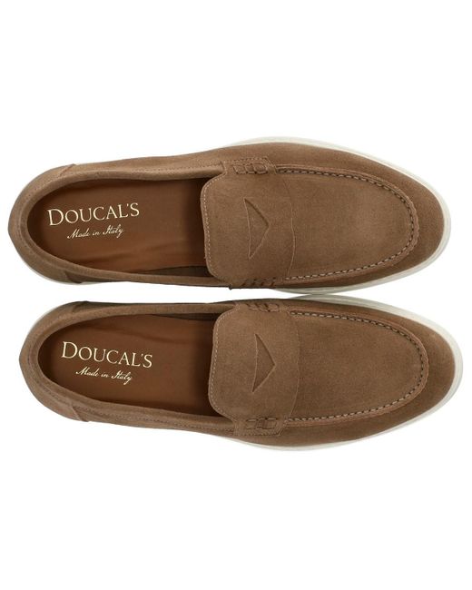Doucal's Brown Adler Loafer for men