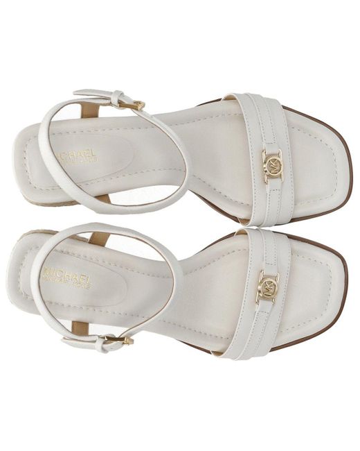 Sandalo Con Tacco Mandy di Michael Kors in White
