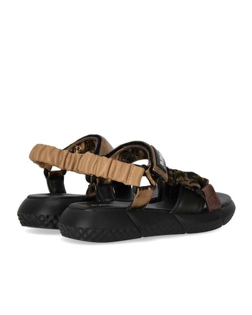 Elena Iachi Brown Zebra Sandal