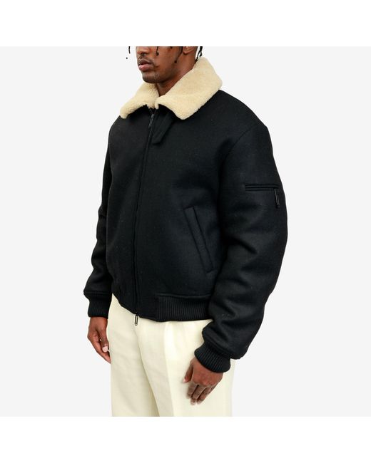 off white aviator jacket