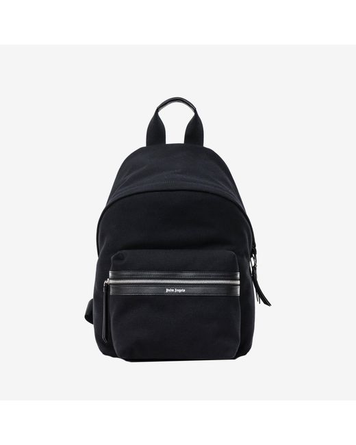 Palm Angels Classic Logo Backpack in Black for Men - Lyst