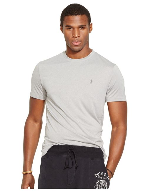 Polo Ralph Lauren Jersey Performance T Shirt in Gray for Men Lyst