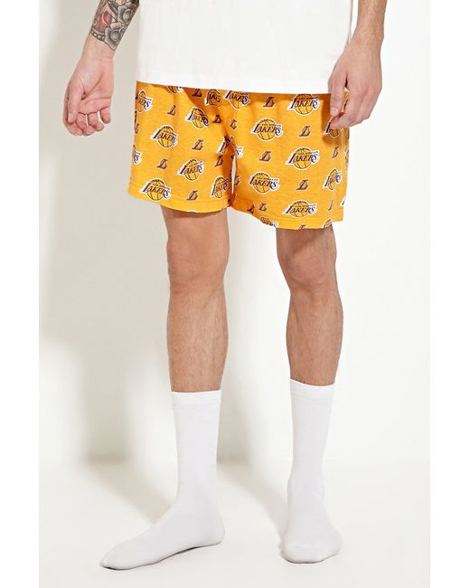 Cotton Los Angeles Lakers Boxers 