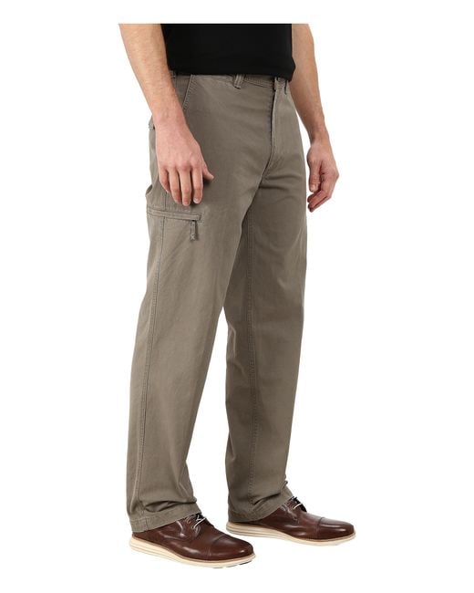 Docker's Men's Comfort Cargo D3 Classic Fit Flat Front Pant