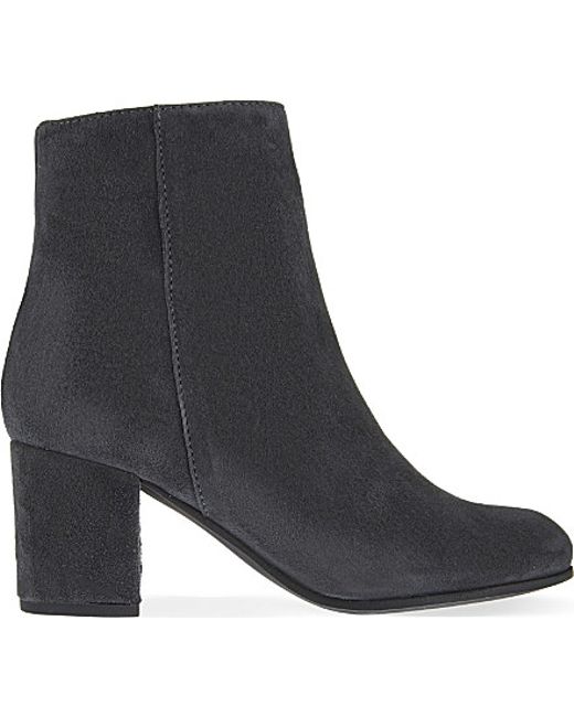 carvela smart grey ankle boots