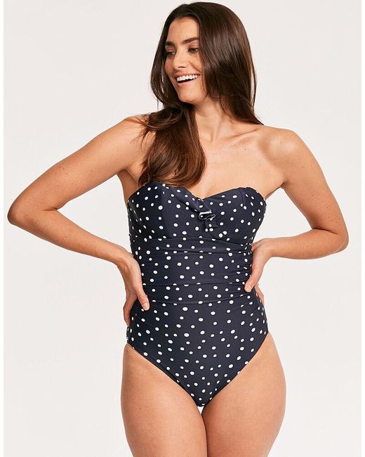 bandeau control swimsuit
