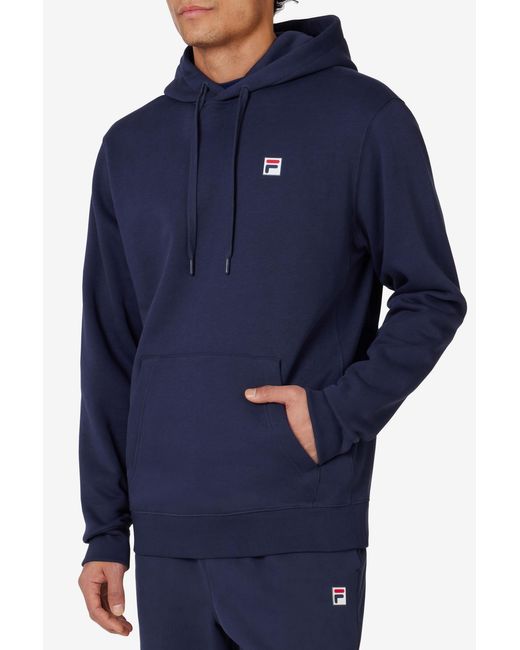Fila Blue Classic Pullover Hoodie for men