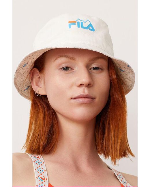 Fila Brown Explore Reversible Bucket Hat