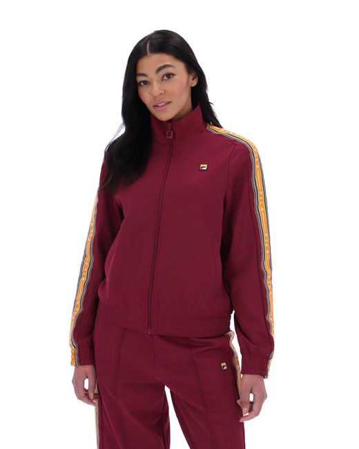 Fila red 2024 jacket womens