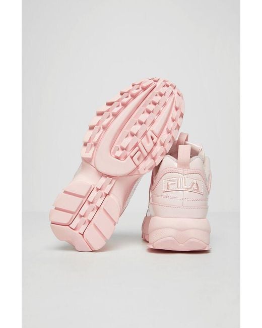 Fila Women's Disruptor 2 Premium Patent in Pink | Lyst