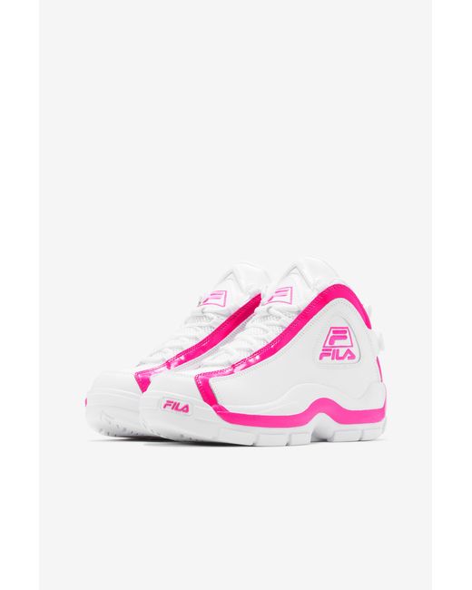 pink suede fila