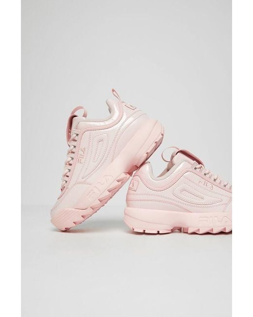 Fila Women's Disruptor 2 Premium Patent in Pink | Lyst