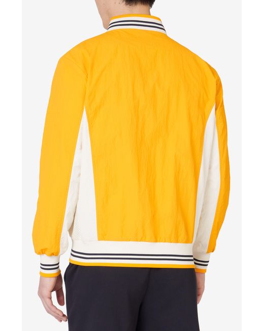 Fila Yellow Crinkled Settanta Jacket