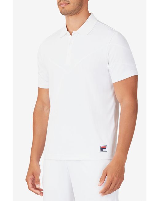 Fila Synthetic White Line Short Sleeve 