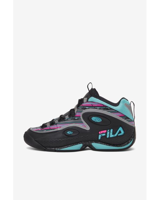 Fila Leather Grant Hill 3 in Black for Men | Lyst