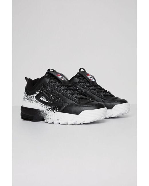 fila disruptor mens black