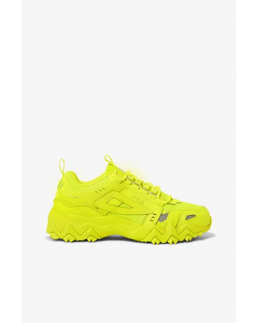 fila heritage oakmont mix media leather trail chunky sneakers