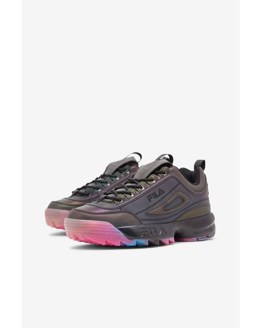 Fila Disruptor 2 Phase Shift in Black Lyst