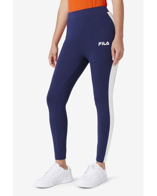 Fila Cotton Mercy Legging in Blue | Lyst