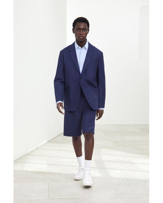 Filippa K Blue Patch Pocket Blazer for men