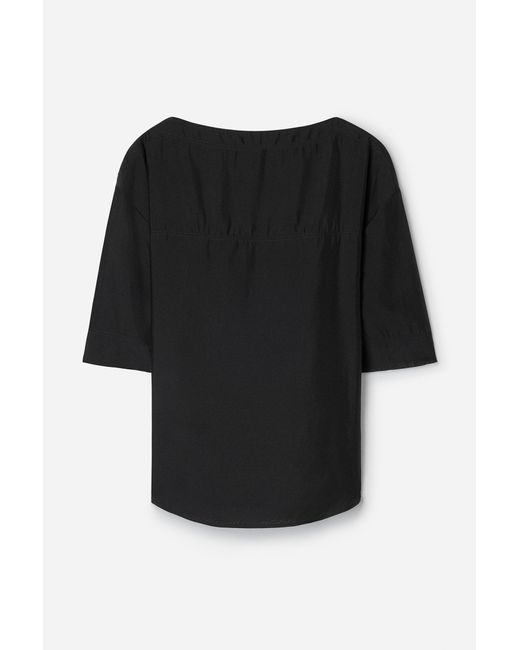 Filippa K Black Sheer Tee