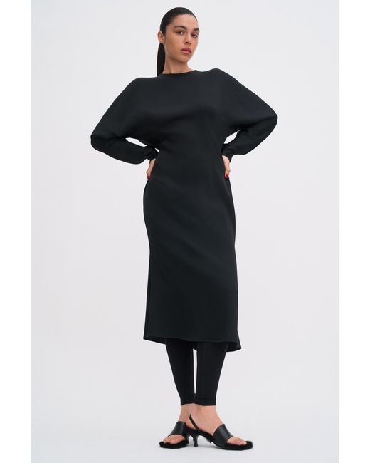 Filippa K Black Batwing Dress