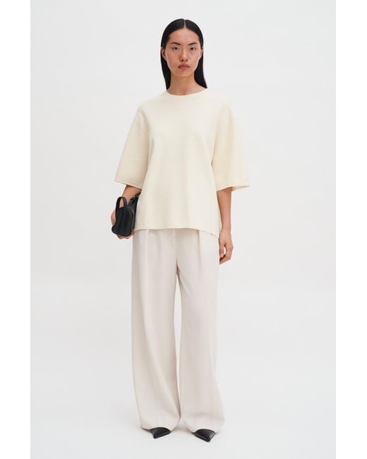 Filippa K Natural Milano Knit T-Shirt