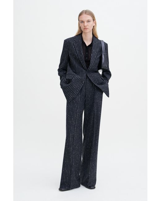 Filippa K Blue Davina Pinstripe Blazer