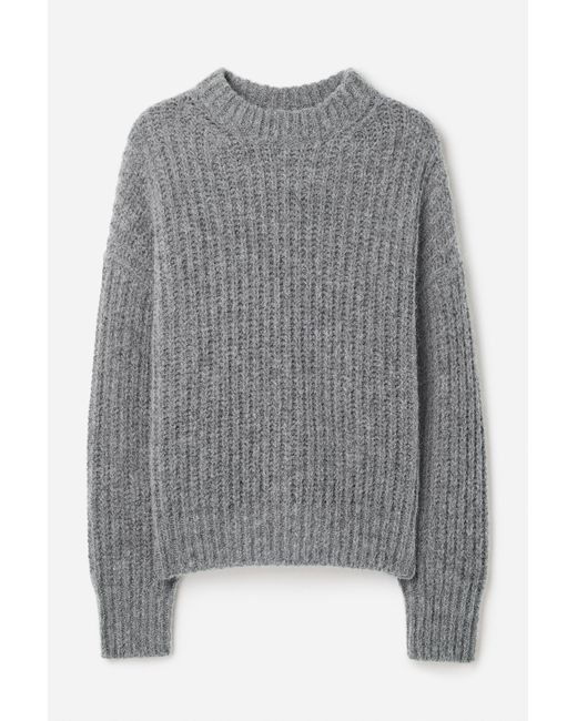 Filippa K Gray Soft Alpaca Sweater