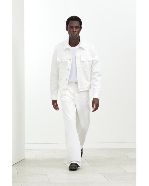 Filippa K White Classic Jean Jacket for men
