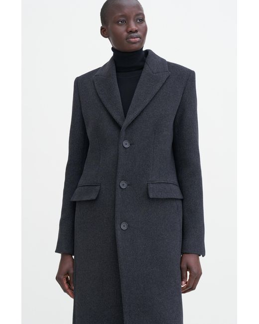 Filippa K Blue 93 Slim Wool Coat