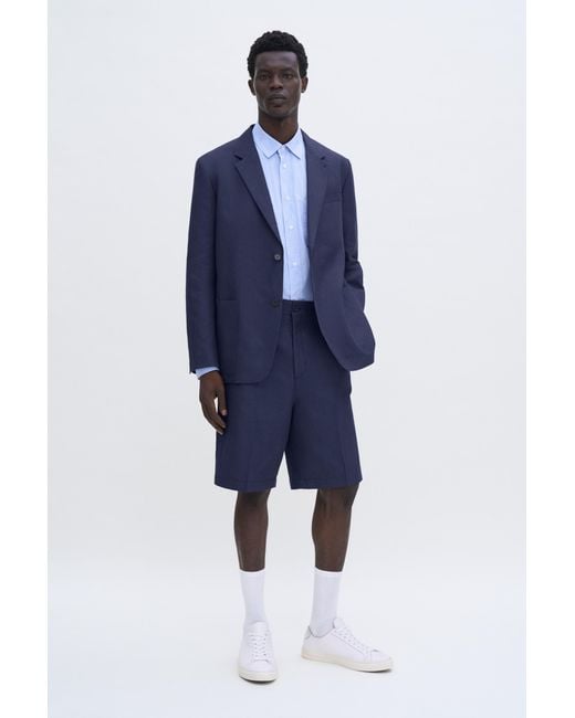 Filippa K Blue Patch Pocket Blazer for men