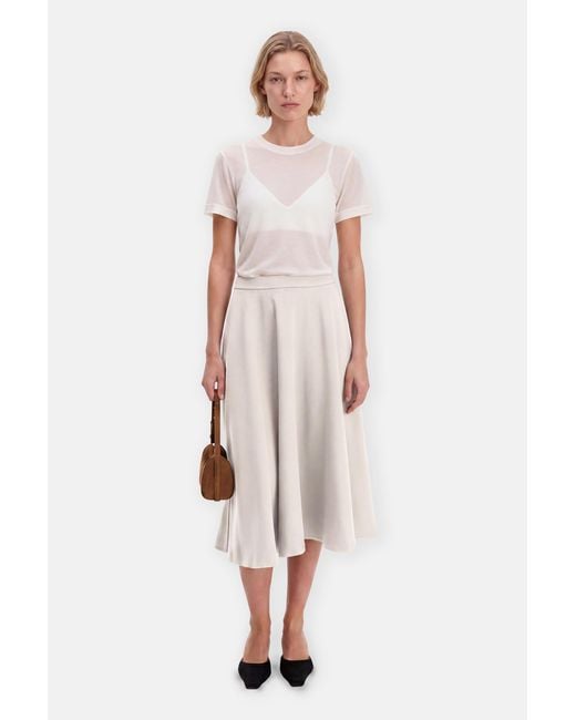 Filippa K White Flared Skirt