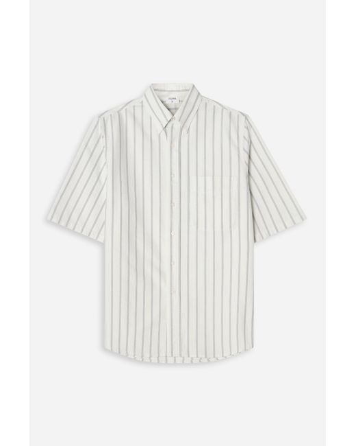 Filippa K Blue Striped Oxford Shirt for men