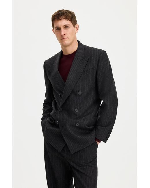 Filippa K Black Michael Flannel Blazer for men
