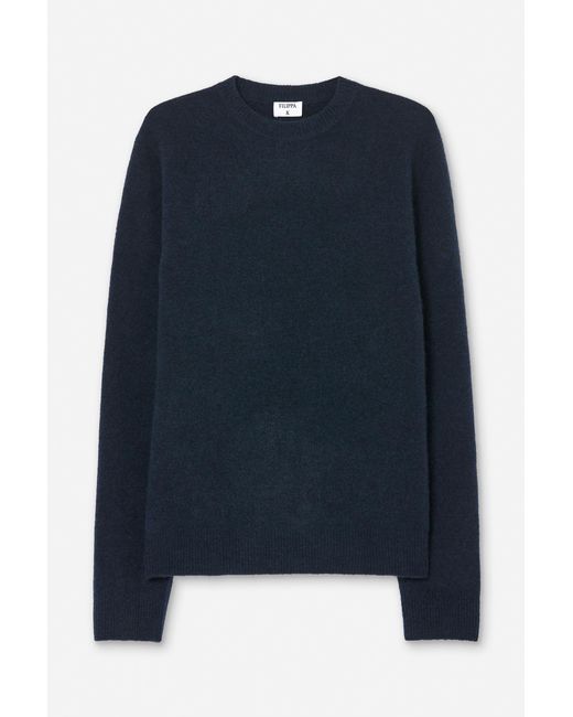 Filippa K Blue Wool Yak Sweater for men