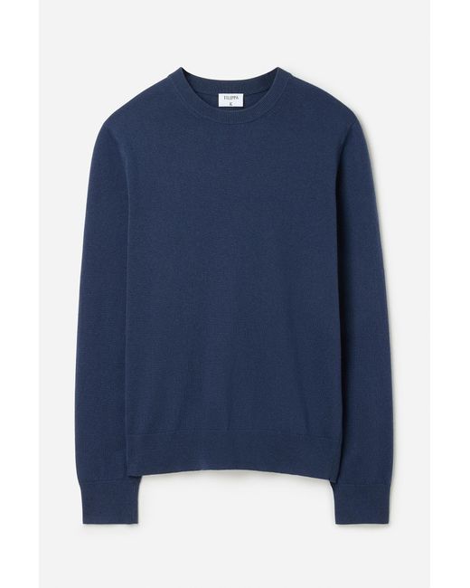 Filippa K Blue Cotton Merino Sweater for men