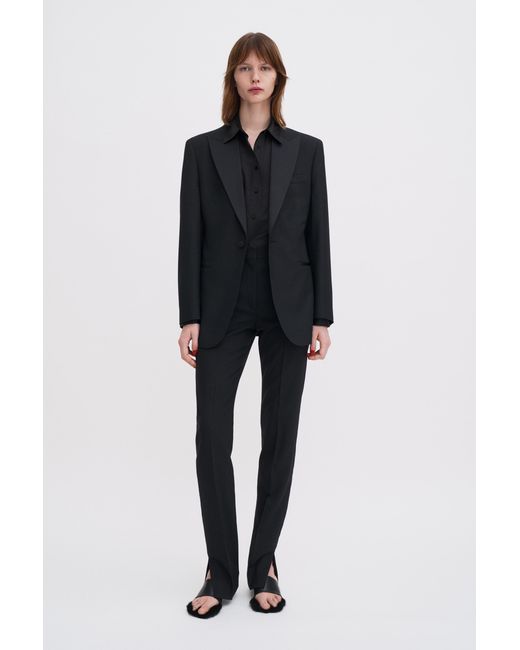 Filippa K Black Hourglass Tuxedo Blazer
